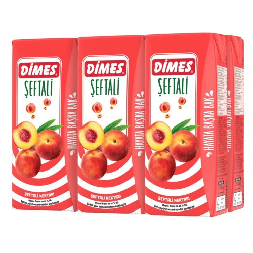 Dimes peach kinder drankjes 6x200 ml 