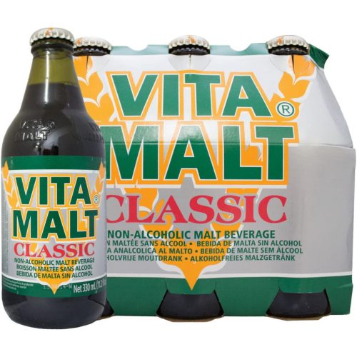 Vitamalt Classic Alcoholvrije Moutdrank Flessen, 6 x 330 ml