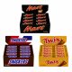 Mars Snickers Twix  (50-51 gr)  5 voor