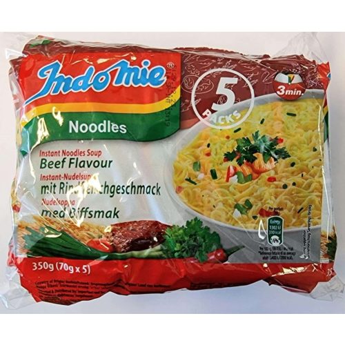 Indomie Noodle Rundvlees 75grX5 stk