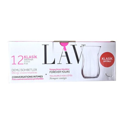 Lav Thee Glas 12 stuk 