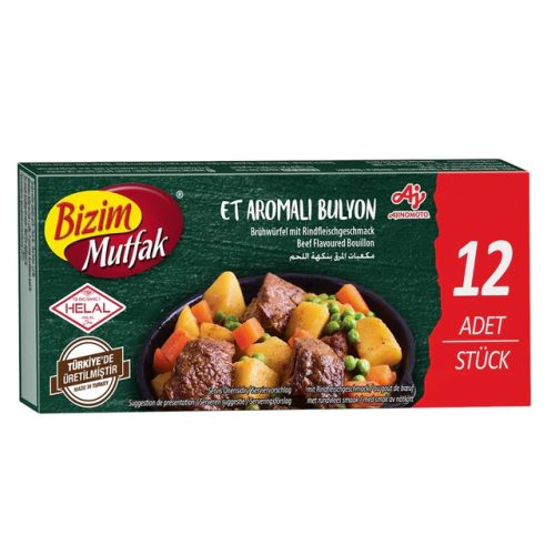 Bizim Mutfak Rundvleesbouillon 12 stuks
