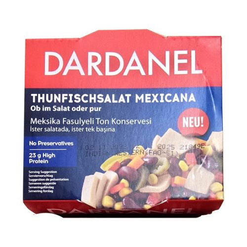 Dardanel Ton (Thunfischsalat Mexicana) 185 gr