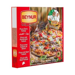 Beynur Pizza met Rundvlees Kebab 330 gr 